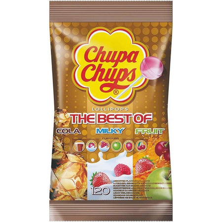 Chupa Chups - sucettes, The Best Of, pack de 120 pièces
