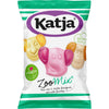 Katja -   Zoo Mix snoep, mix van 3 zachte fruitgums met echt fruitsap, zak van 255 g