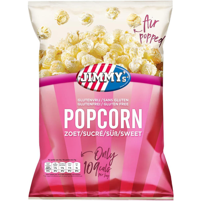 Jimmy's - Popcorn sucré, sachet de 27 g