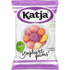 Katja -   Yoghurtgums snoep, zachte gums in 6 fruitsmaken, zak van 295 g