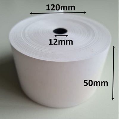 Klika - Thermorol 50x120x12 mm weißer BPA -frei - 40 Stück