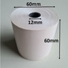 Klika - Rouleau thermique 60x60x12 mm blanc sans BPA 90 pièces