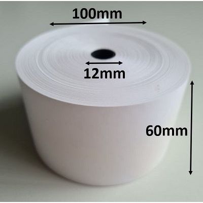 Klika - Thermorol 60x100x12 mm weißer BPA -frei - 50 Stück