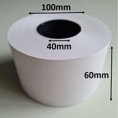 Klika - Rouleau thermique 60x100x40 mm blanc sans BPA