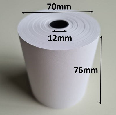 Klika -  Thermorol 76x70x12 mm wit BPA-vrij U
