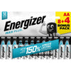 Energizer -  batterijen Max Plus AA/LR06/E91, blister van 8 + 4