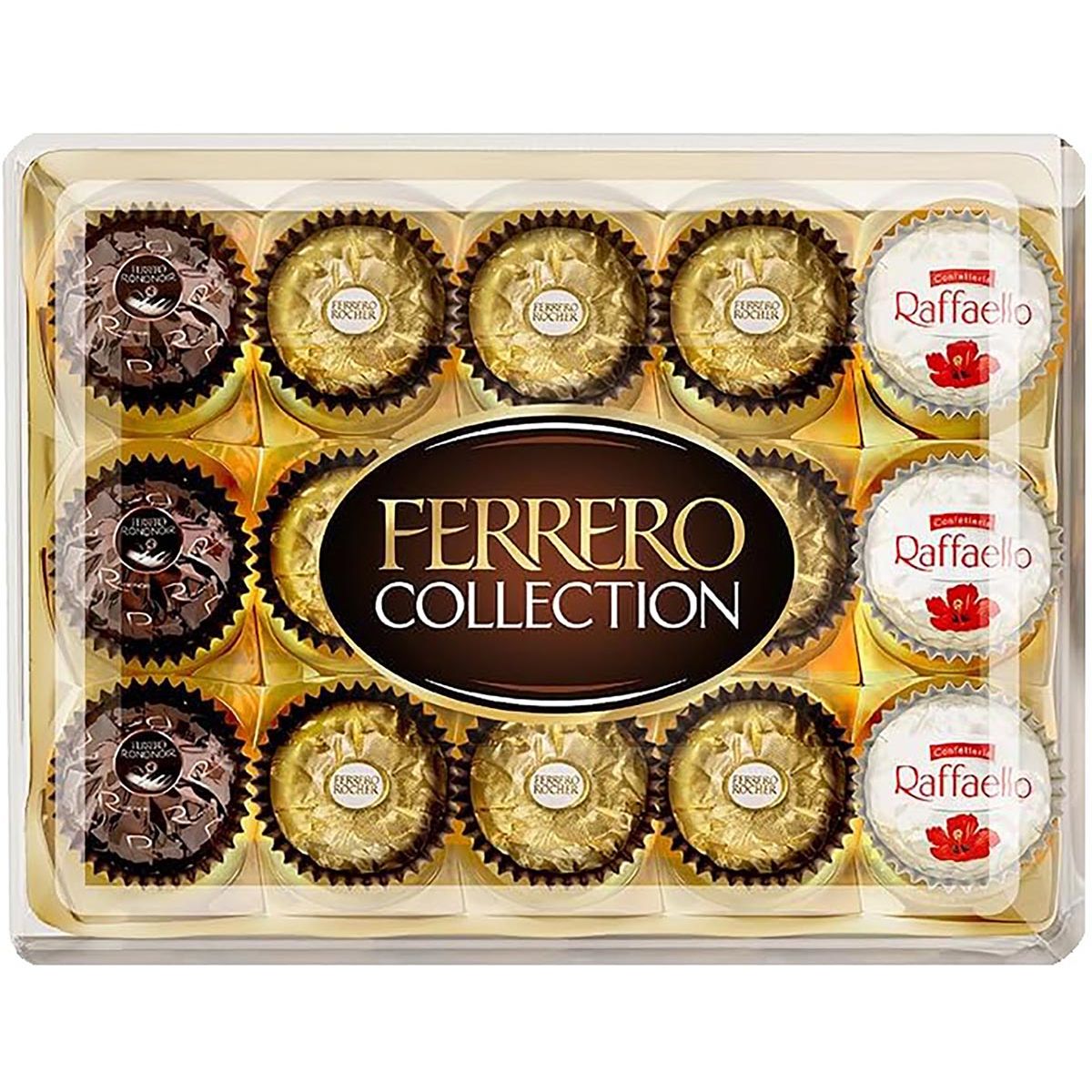 Ferrero - Kollektion, 15 Stück, Schachtel mit 173 g