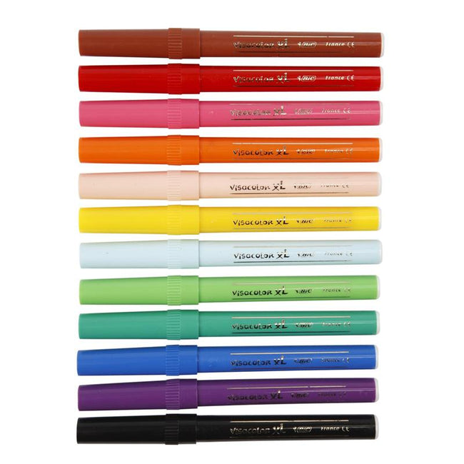 BIC Kids - Marqueur de couleur bickids visacolor xl eco 12pcs cul