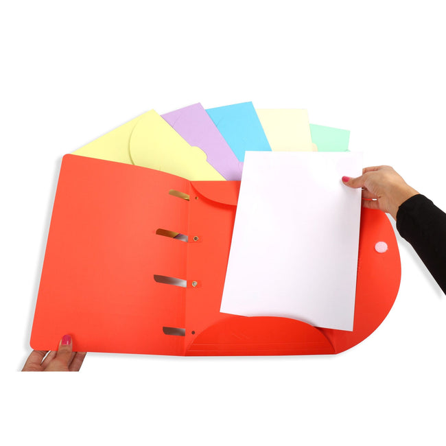 Tarifold -  Smartfolder geperforeerde opbergmappen a4 ass 6st