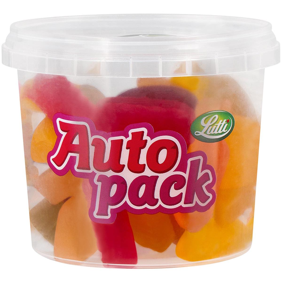 Lutti - pack voiture de gommes au vin bonbon, boîte de 200 g