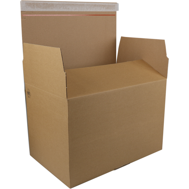 Sendproof® - Postal Package Box | Cardboard de golf | 160x130x70mm | Avec automatiquement | Brun | 10 morceaux