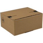 Sendproof® - Postal Package Box | Cardboard de golf | 213x153x109mm | Avec automatiquement | Brun | 10 morceaux