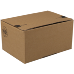 SENDPORORE® - Post -Paketbox | Golfkarton | 400x260x260mm | Mit Autolock | Braun | 10 Stück