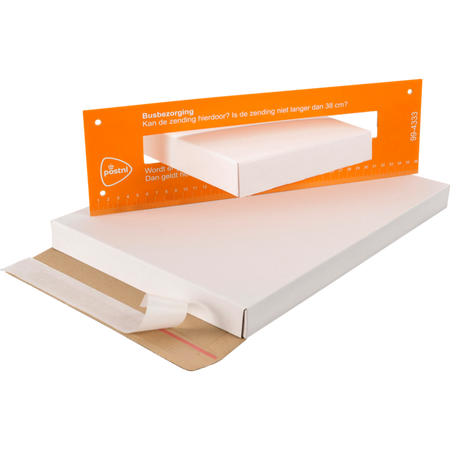 Klika - Carton d'expédition avec bande, ft 350 x 250 x 28 mm (A4+)