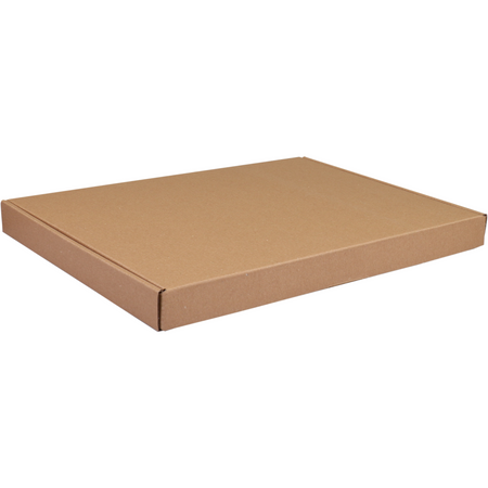 Klika - Boîte aux lettres A4+ avec rabat 370x260x28mm marron 50 pièces