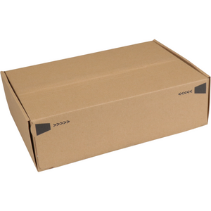 SendProof® - boîte à rabat boîte pliante 305x210x91mm marron