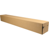 Tube d'expédition en carton carré 860x105x105mm marron par pièce