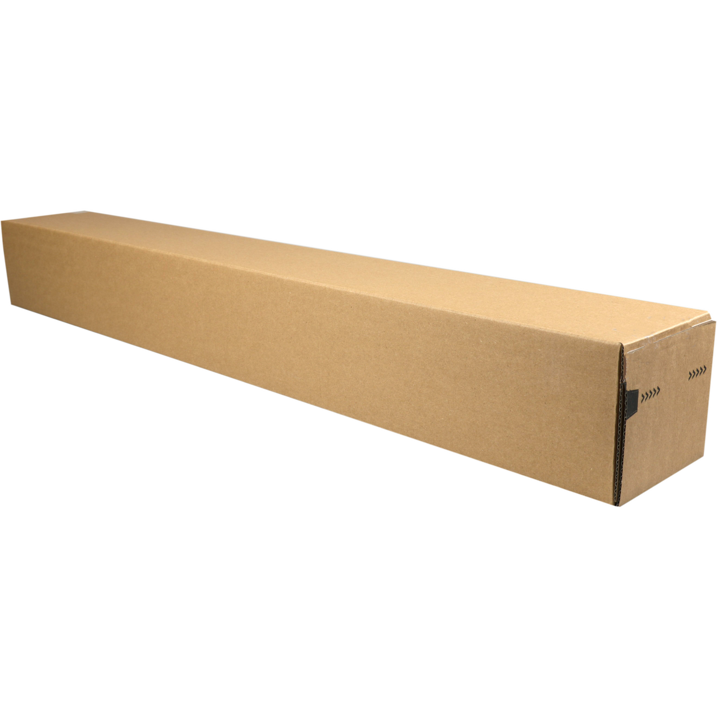 Tube d'expédition en carton carré 860x105x105mm marron par pièce