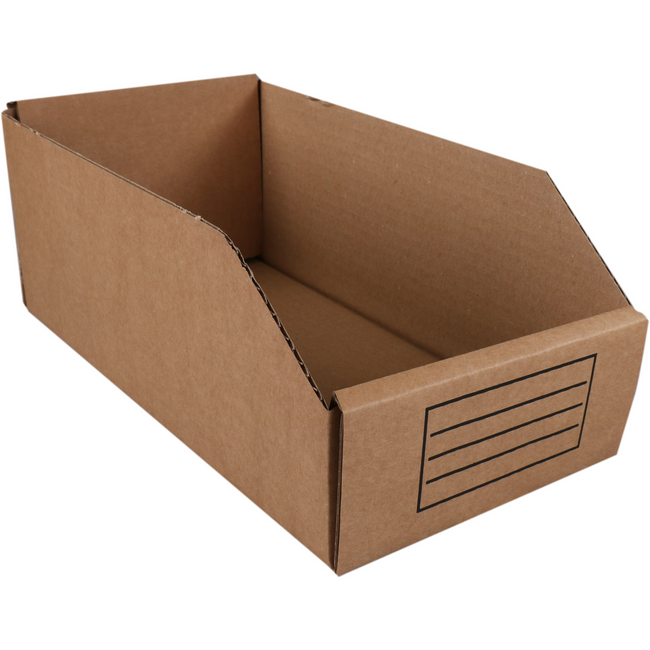 Klika -  Bak | Golfkarton | magazijnbox | 271x149x112mm | bruin | 50 stuks