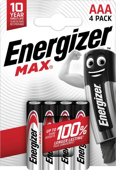 Energizer - piles Max AAA-LR03-E92, blister de 4 pièces