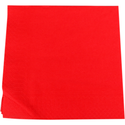 Servetten 33x33cm 2 laags 100 stuks rood