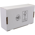 Sendproof® - Postal Package Box | Cardboard de golf | 130x210x70mm | gestif Blanc | 25 pièces