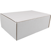 SendProof® - Boîte à colis postal | carton ondulé | 302x215x105mm | poinçonné | blanc | 25 pièces