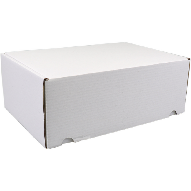 SendProof® - boîte à rabat boîte pliante 315x215x120mm blanc