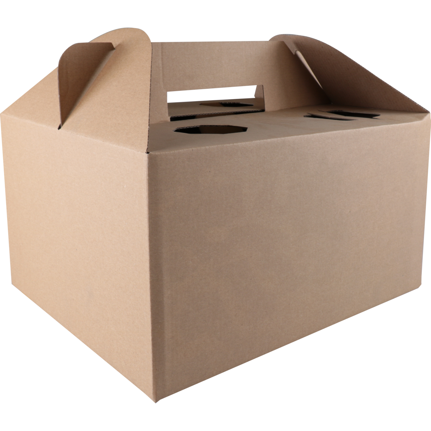 Klika - Essenslieferbox | Wellpappe | 33x26x17cm | braun | 15 Stück