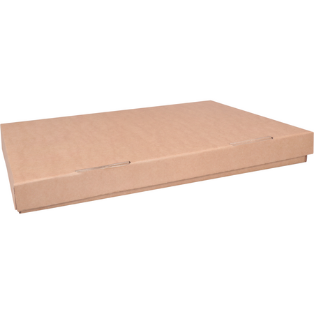 Klika - Boîte pliante | carton ondulé | 430x310x40mm | couvercle fixe | marron | 25 pièces