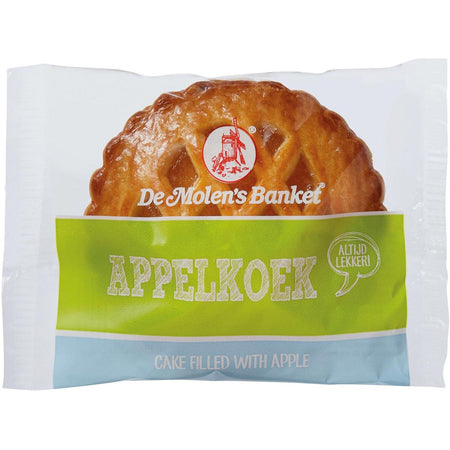 De Molen - Gâteau aux pommes, emballé individuellement, 50 g