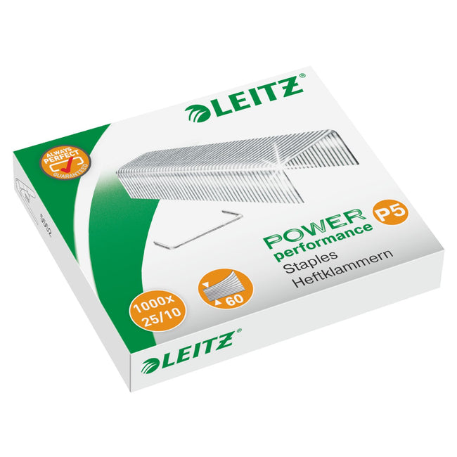 Leitz - Agrafes 25/10 galvanisées 1000 pièces
