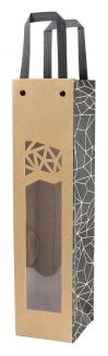 Timmers - Sachet bouteille de vin 1 bouteille 95+91x385mm Authentique (10 pièces)
