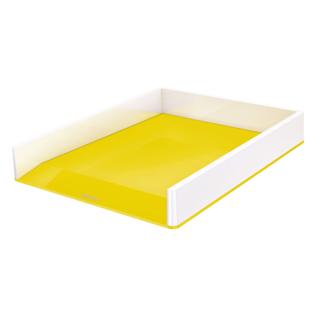 Leitz - Boîte aux lettres WOW A4 blanc/jaune