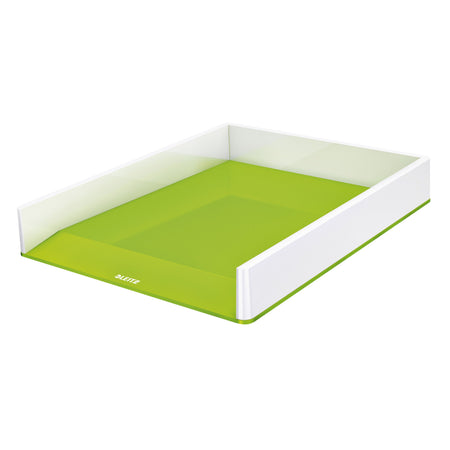 Leitz -  Brievenbak  wow a4 wit/groen | 4 stuks