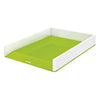 Leitz - Corbeille à courrier WOW A4 blanc/vert