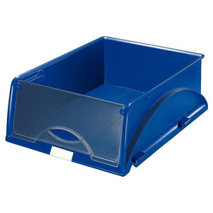 Leitz - Poubelle de tri 5231 Sorty avec rabat bleu