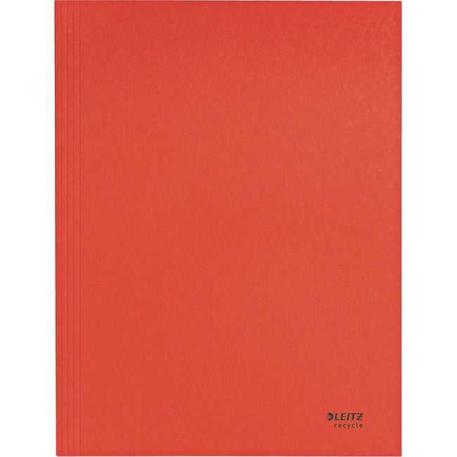 Leitz - Klappmappe Recycle, aus Karton, ft A4, rot