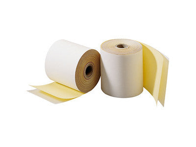 Klika - Rouleau d'imprimante Duplo 76x70x12 blanc/jaune 80 pièces