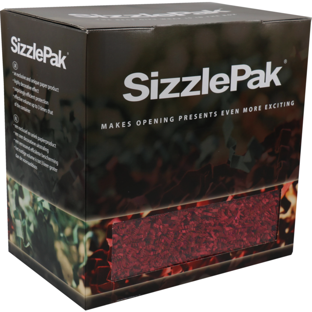 Sizzlepak® - Matériau de remplissage Sizzlepak® | papier 1,25 kg | rouge