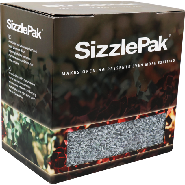 Sizzlepak® - Matériau de remplissage Sizzlepak® | papier 1,25 kg | argent