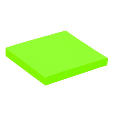 Quantore -  Memoblok 76x76mm neon groen | 6 stuks