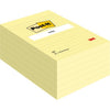 Post-it - Bloc mémo 660 ligne 102x152mm jaune canari | 6 pièces