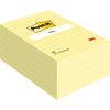 Post-it - Bloc mémo 660 ligne 102x152mm jaune canari | 6 pièces