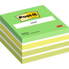 Post-it - Bloc mémo 2028 76x76mm cube vert pastel