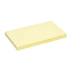 Quantore - Bloc-notes 76x127mm jaune 100 feuilles | 6 pièces