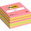 Post-it - Bloc mémo 2028 cube 76x76mm couleurs fluo