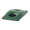 Rubbermaid - Couvercle Slim Jim Ouverture ventilée pour bouteilles et canettes vert