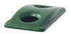 Rubbermaid - Couvercle Slim Jim Ouverture ventilée pour bouteilles et canettes vert