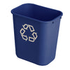 Rubbermaid -  Papierbak recycling medium 26l blauw